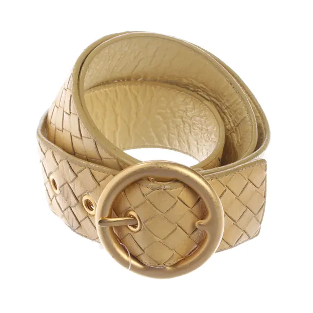 Cinture, in Giallo, Pelle, Bottega Veneta