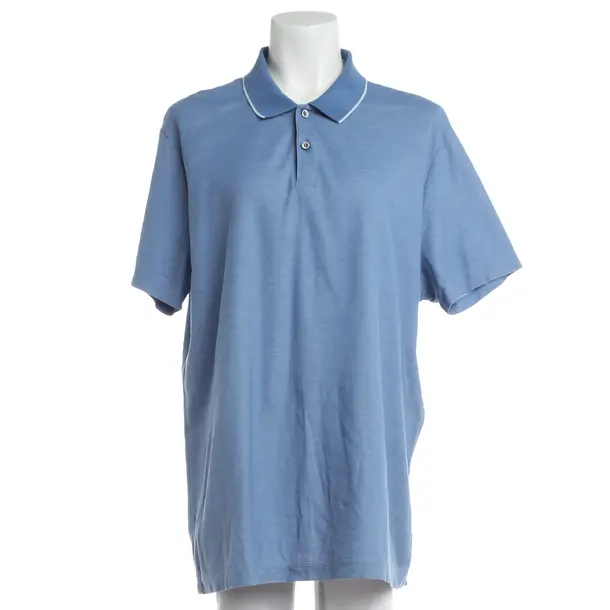 Polo Shirt, in Light Blue, Cotton, Hugo Boss Black Label