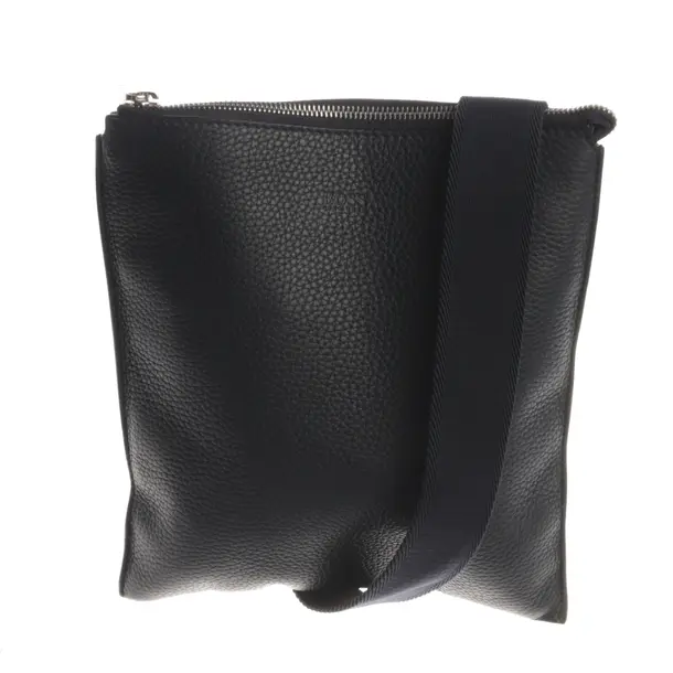 Messenger Bag, in Navy, Leather, Hugo Boss Black Label
