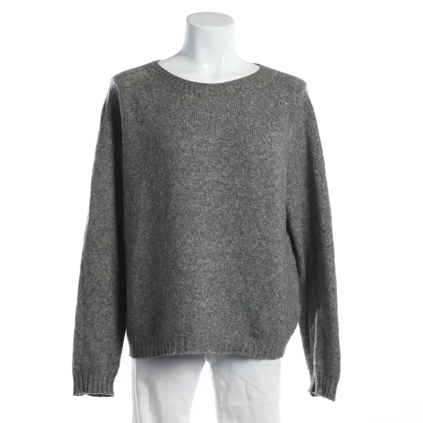 Jumper, in Gray, Wool, Roberto Collina