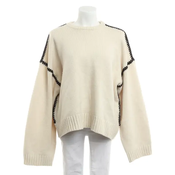 Maglione, in Crema, Lana, Totême
