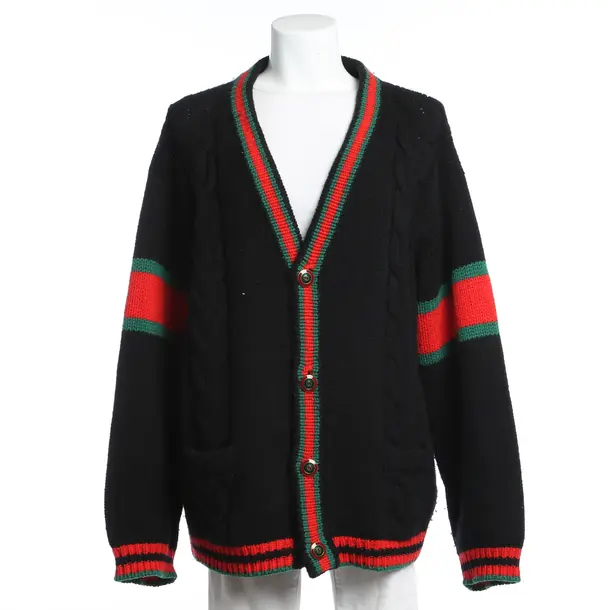 Cardigan, in Nero, Lana, Gucci
