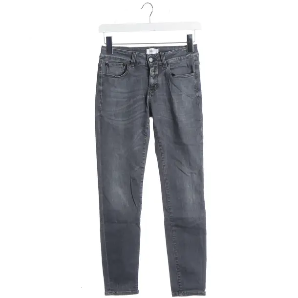 Jeans slim fit, in Grigio, Cotone, Chiuso
