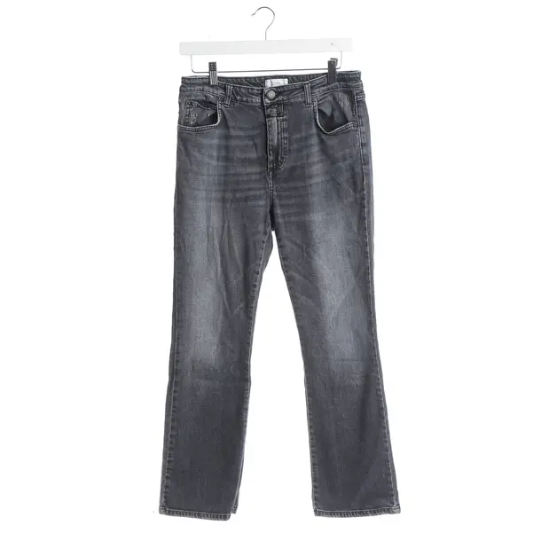 Jeans straight fit, in Grigio, Cotone, Chiuso