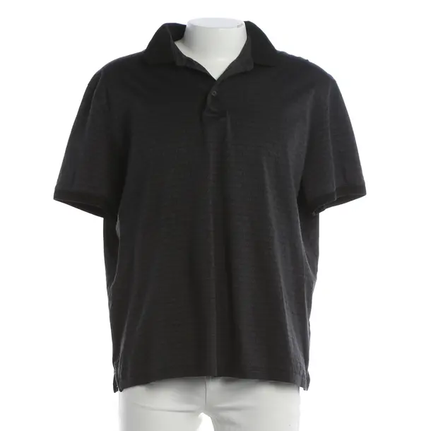 Polo Shirt, in Dark Gray, Cotton, Emporio Armani