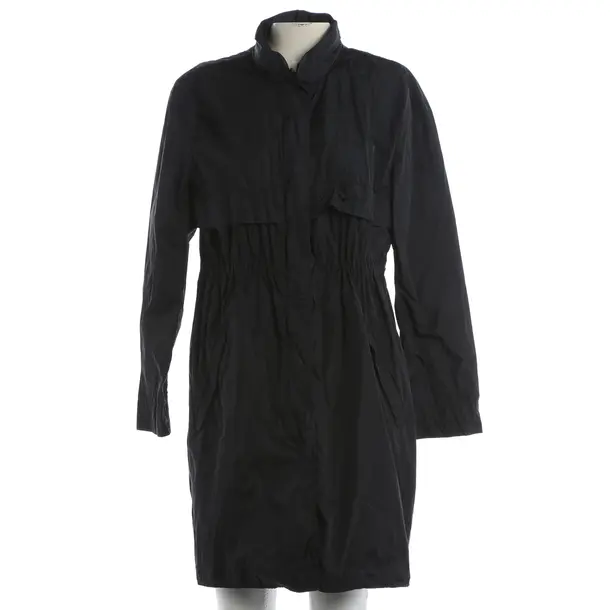 Mid-Season Coat, in Navy, Polyamide, Prada