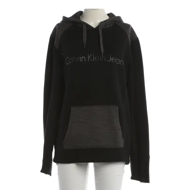 Felpa con cappuccio, in Nero, Cotone, Calvin Klein