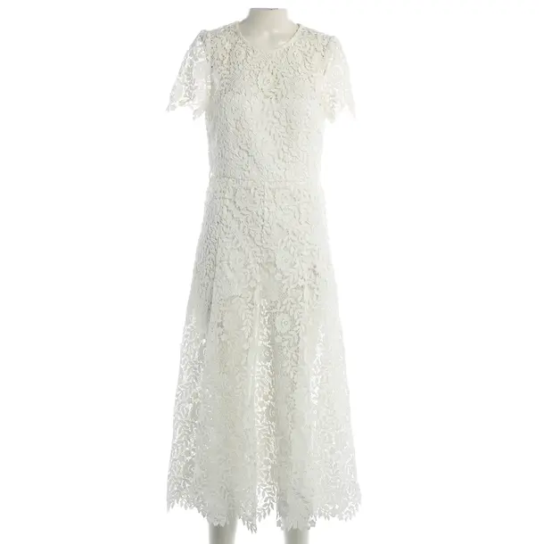 Dress, in White, Polyester, self-portrait