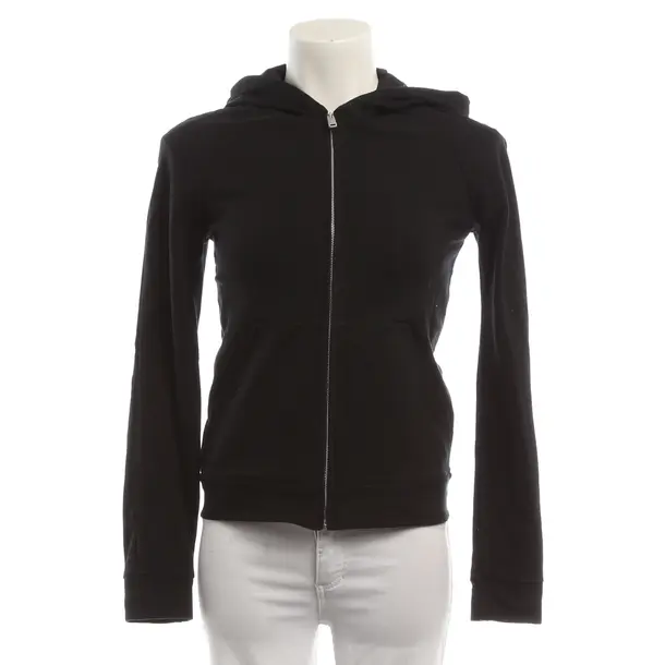 Zip-up Hoodie, in Black, Cotton, Prada