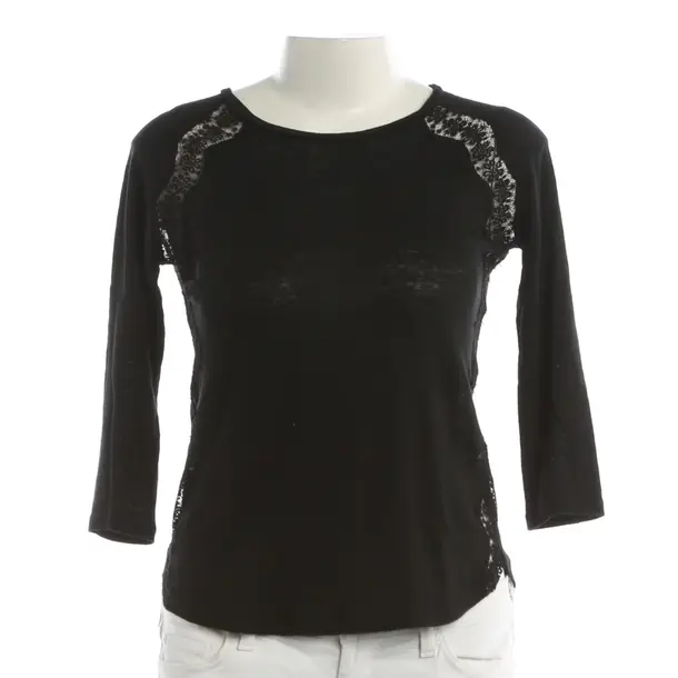 Long Sleeve Shirt, in Black, Cotton, Sandro