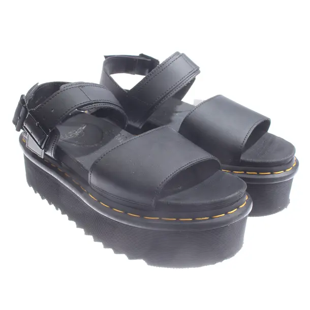 Platform Sandals, in Black, Dr. Martens