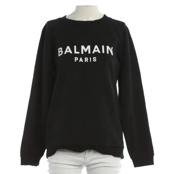 Sweatshirt, in Black, Cotton, Balmain