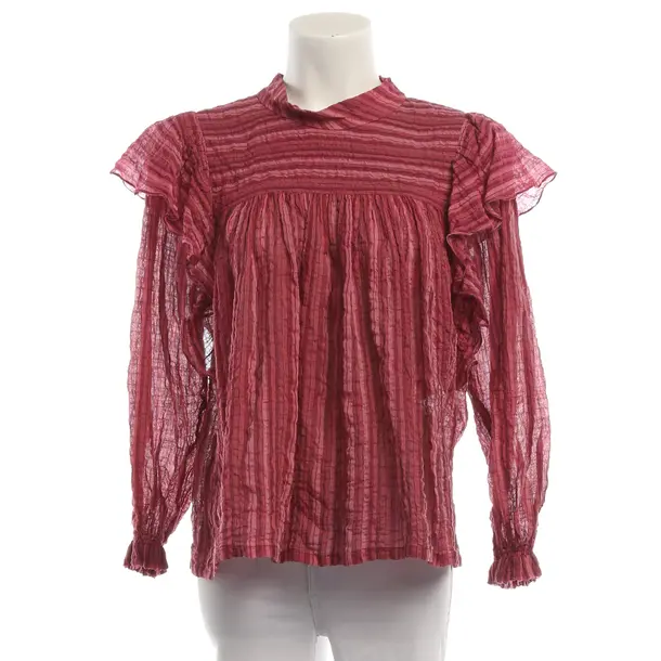 Blouse, in Red, Cotton, Masscob
