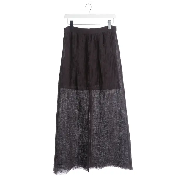 Skirt, in Dark Purple, Linen, Masscob