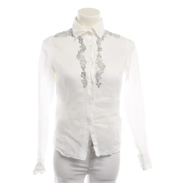 Blouse, in White, Cotton, Ermanno Scervino