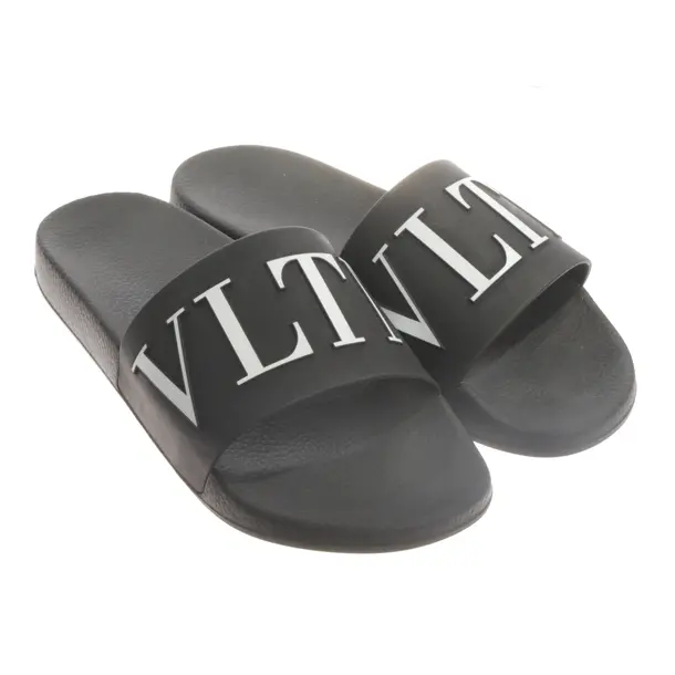 Slides, in Black, Valentino