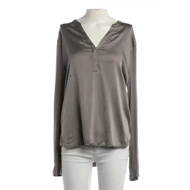 Blouse, in Gray, Silk, Herzensangelegenheit