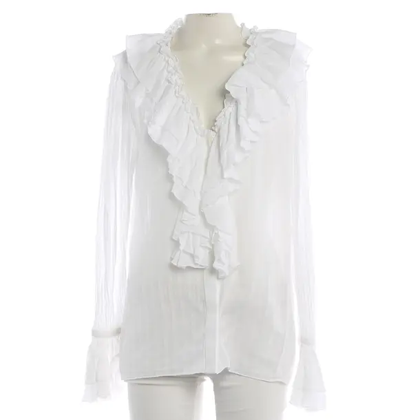Blouse, in White, Baumwolle, Etro