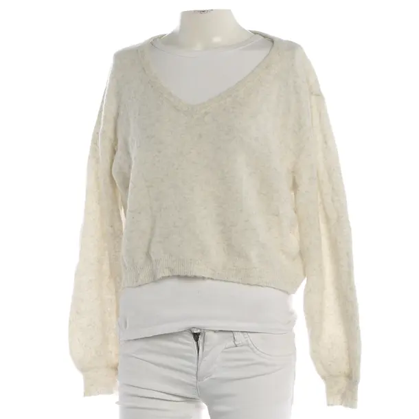Pullover, in Beige, Wolle, American Vintage