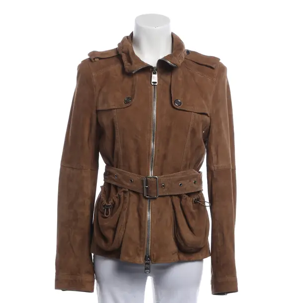 LeatherJacket, in Light Brown, Leather, Burberry London