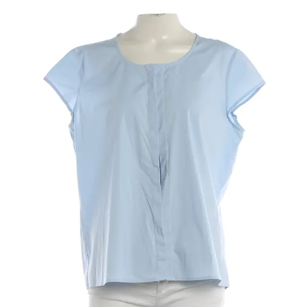 Bluse, in Hellblau, Baumwolle, Steffen Schraut
