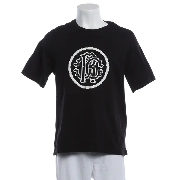 Shirt, in Black, Cotton, Roberto Cavalli