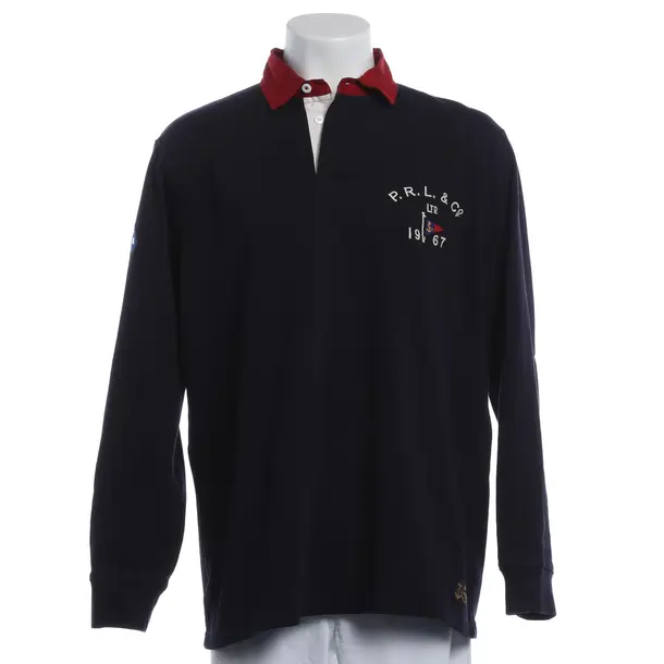 Long Sleeve Shirt, in Navy, Cotton, Polo Ralph Lauren