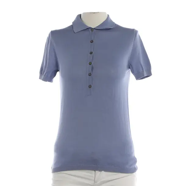 Polo Shirt, in Light Blue, Cotton, Malo
