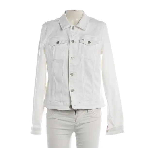 Denim Jacket, in White, Cotton, Tommy Jeans