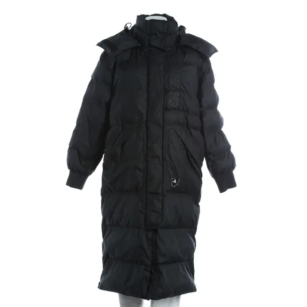 Winter Coat, in Black, Polyester, Adidas by Stella McCartney