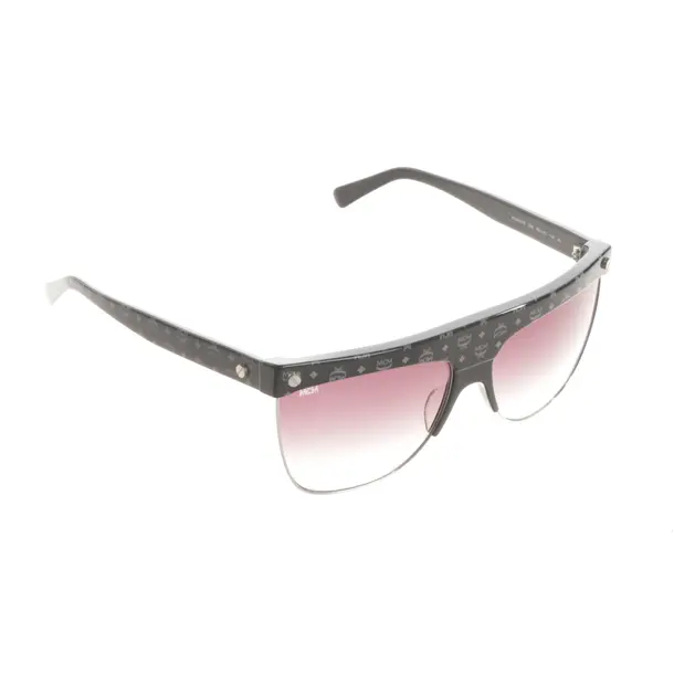 Sonnenbrille, in Schwarz, Kunststoff / Metall, MCM