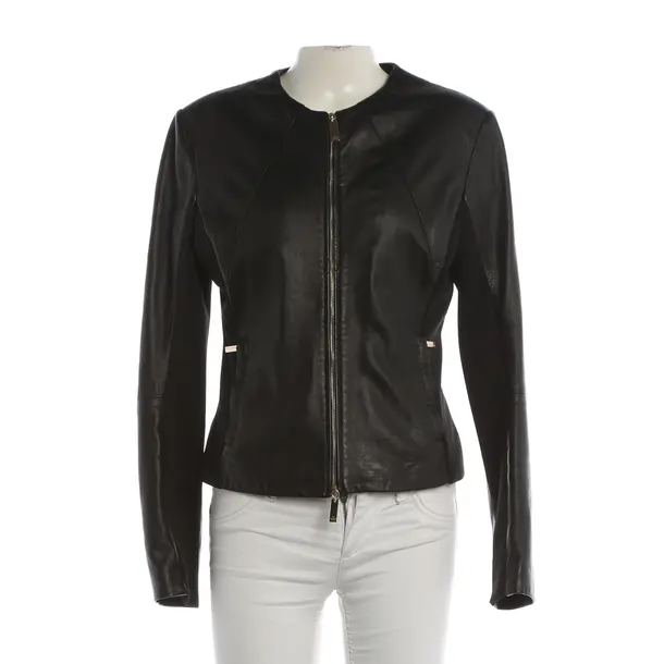 Summer Jacket, in Black, Polyurethane, Elisabetta Franchi