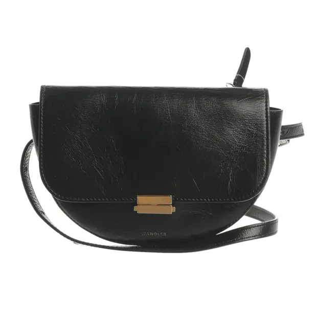 Borsa a cinture a tracolla, in Nero, Pelle, Trasduttore