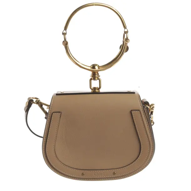 Schultertasche, in Hellbraun, Leder, Chloé