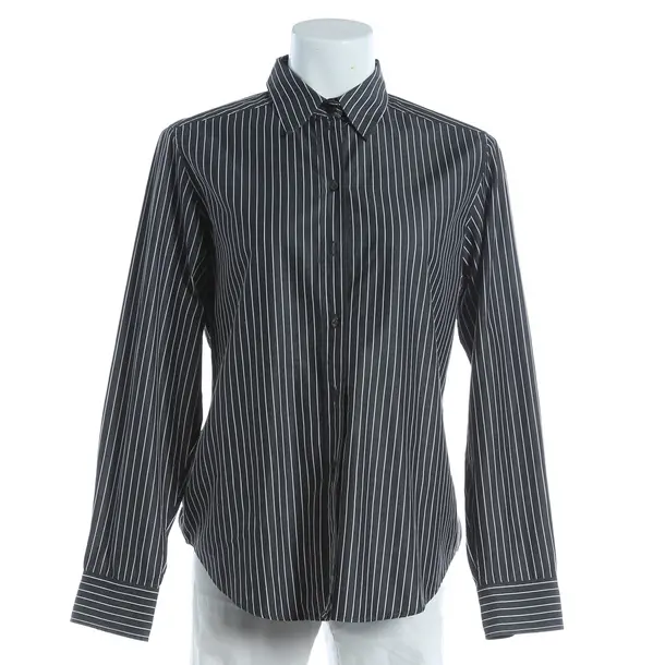 Blouse, in Dark Gray, Cotton, Van Laack