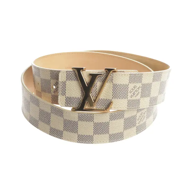 Gürtel, in Cream, Leder, Louis Vuitton