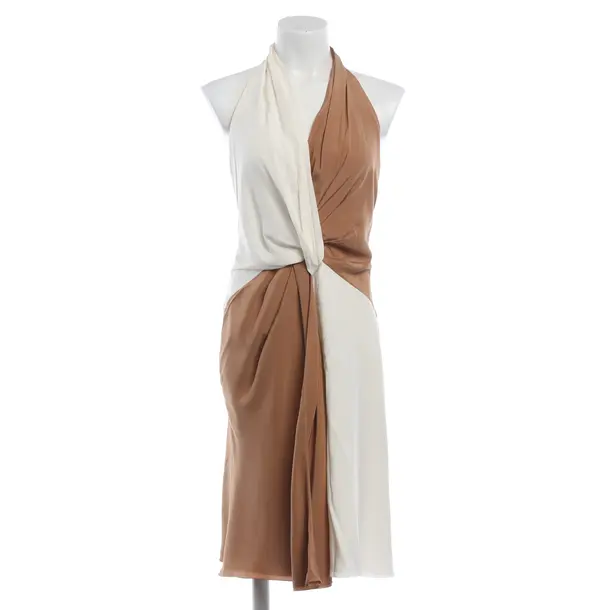 Cocktail Dress, in Camel, Seide, Salvatore Ferragamo