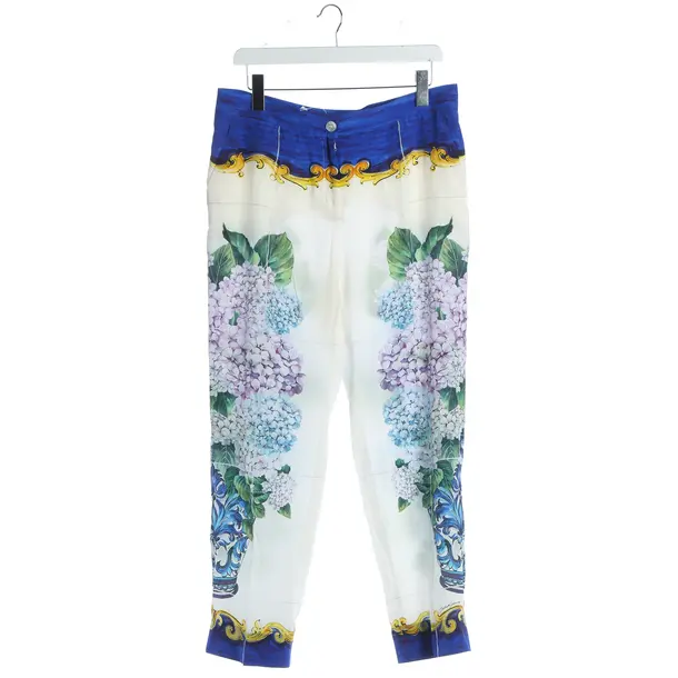 Hose, in Mehrfarbig, Seide, Dolce & Gabbana