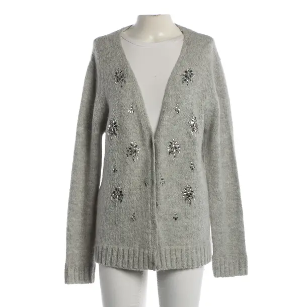 Cardigan, in Grigio, Poliammide, Fiore