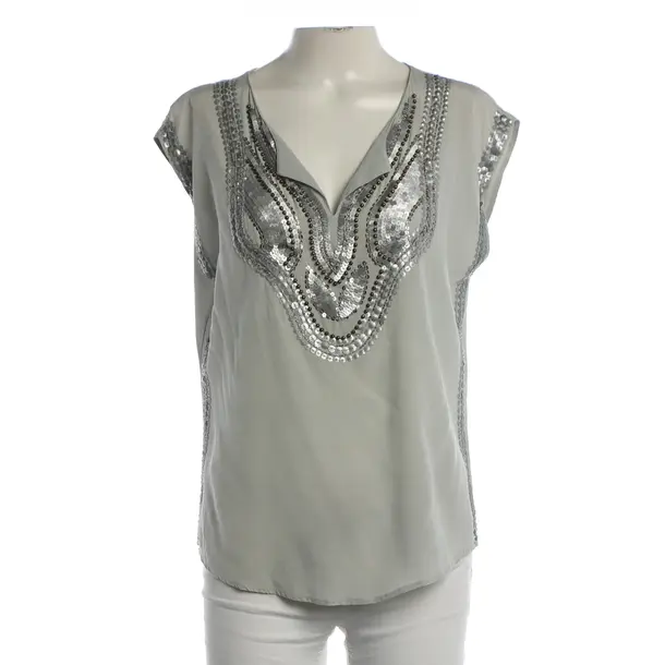Bluse, in Grau, Seide, Dea Kudibal