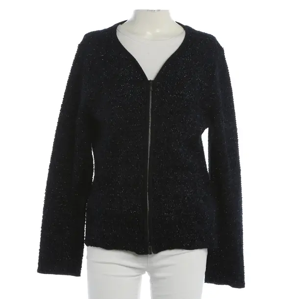 Strickjacke, in Navy, Wolle, Armani Collezioni