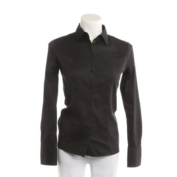 Bluse, in Schwarz, Baumwolle, Hugo Boss