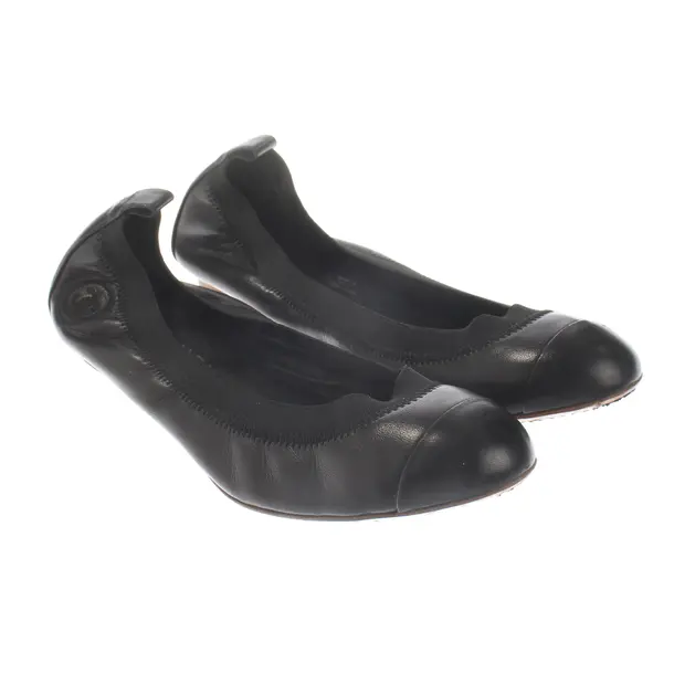 Ballet Flats, in Black, Chanel