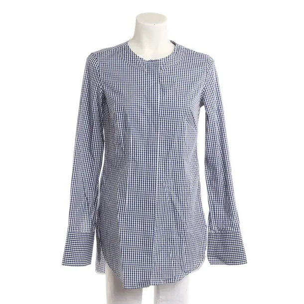Blouse, in Navy, Cotton, Dondup