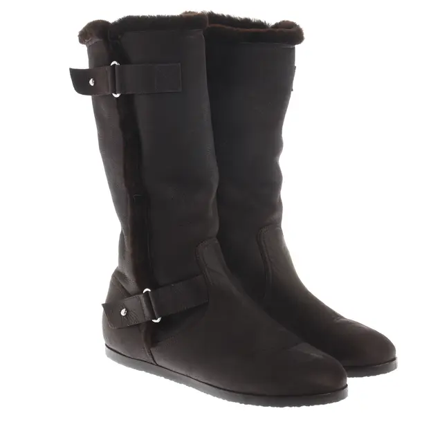 Stiefel, in Braun, Gianvito Rossi