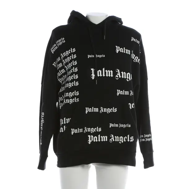 Hoodie, in Schwarz, Baumwolle, Palm Angels