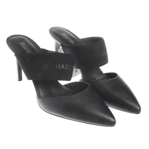 Hohe Pantoletten, in Schwarz, Michael Kors