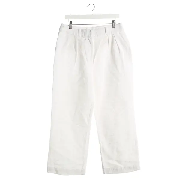 Pants, in White, Viscose, Zimmermann