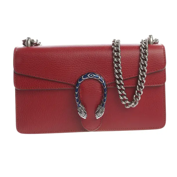 Shoulder Bag, in Red, Leather, Gucci