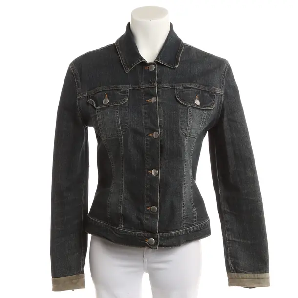 Jeansjacke, in Blau, Baumwolle, Alexander McQueen